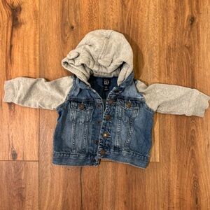 Gap Denim Hoodie size 6-12